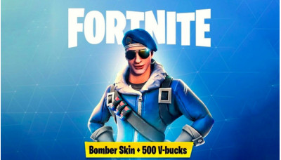 Fortnite Bomber Skin + 500 V-bucks PS4 Playstation Store