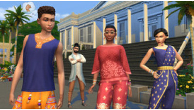 The Sims 4 Fashion Street Kit Origin
